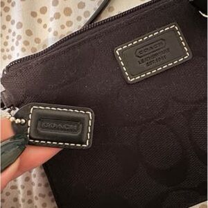 Coach Black Wristlet / Small Clutch – Great Condition